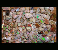 Opales éthiopiennes brutes welo delanta wegeltena wollo shewa mezezo