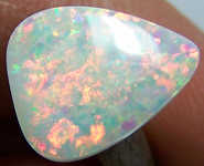 Opale blanche de Coober Pedy Australie