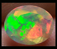 Opales éthiopiennes facettées welo delanta wegeltena wollo nid d'abeille