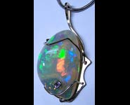 collier homme avec opale collier homme avec opale