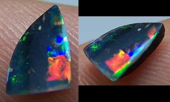 OPALE NOIRE 0.60 CT TABLON HONDURAS