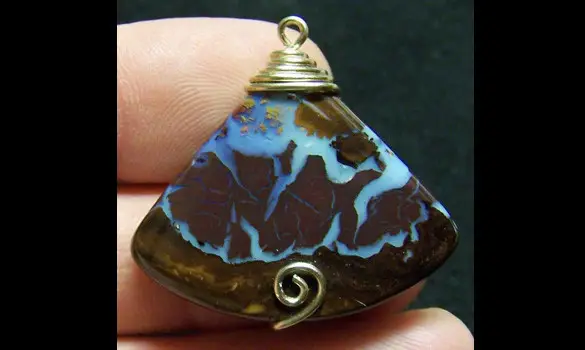 GOLD 14K GF OPAL KOROIT PENDANT
