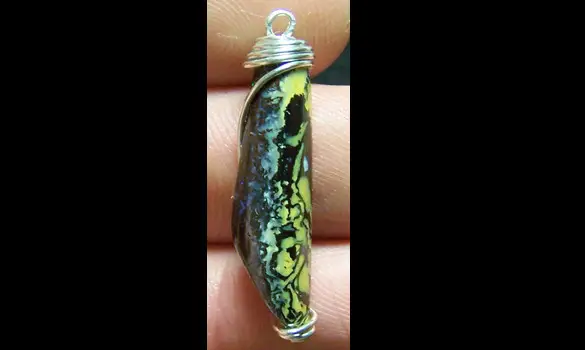SILVER 925 OPAL KOROIT PENDANT