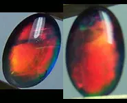 2 OPALS TRIPLET 6x4mm COOBER PEDY