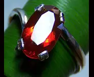 SILVER 925 RING - MEXICAN FIRE OPAL