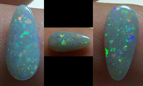 SOLID OPALE NOIRE 1.45 CT AUSTRALIE