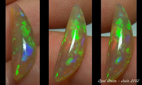 ELEGANT HARLEQUIN OPAL 2.70 CT WELO