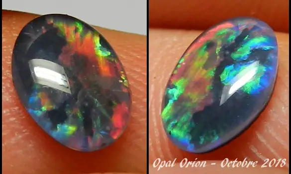OVAL OPAL TRIPLET 8x6mm AUSTRALIA