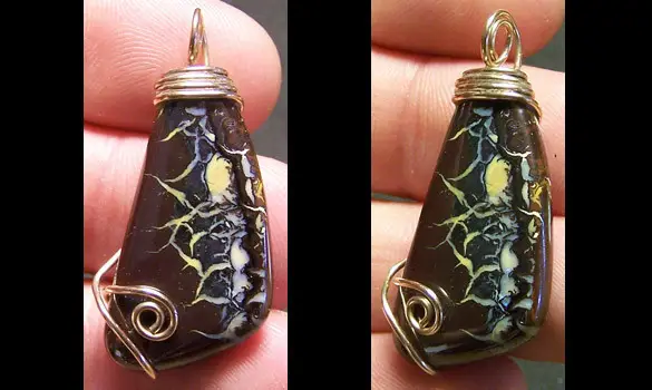 PENDENTIF OR 14K GF - OPALE KOROIT