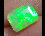 EMERALD CUT FACETED OPAL 1.10 CT WELO