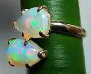 BAGUE TOI & MOI - OR 18K OPALES WELO