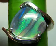 SILVER 925 RING & AUSTRALIAN OPAL