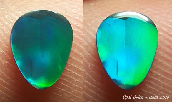 OPALE NOIRE 0.40 CT LIGHTNING RIDGE