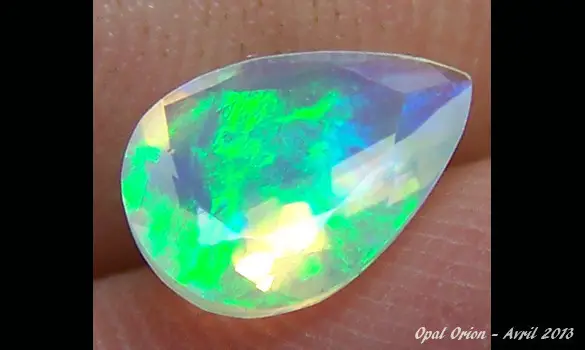 FACETED PEAR OPAL 0.95 CT ETHIOPIA
