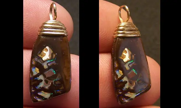 PENDENTIF OR 14K GF - OPALE KOROIT