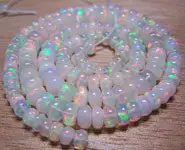 COLLIER PERLES 53.60 CT OPALES ETHIOPIE