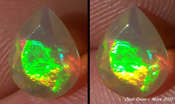 PEAR FACETED OPAL 1.10 CT WELO