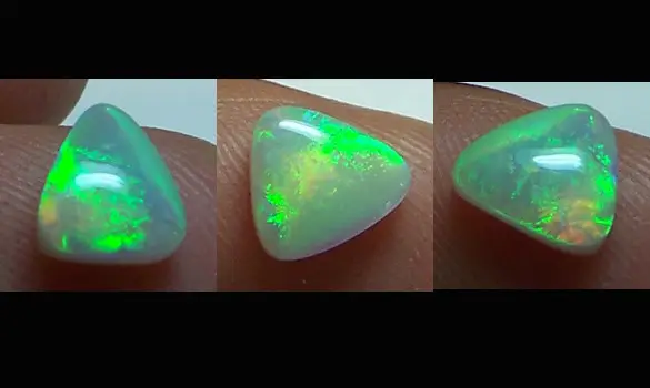 SOLID BLACK OPAL 1.10 CT AUSTRALIA