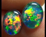 2 OPALES TRIPLET 10x8mm AUSTRALIE