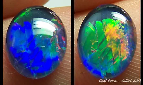 OPALE TRIPLET 10x8mm AUSTRALIE