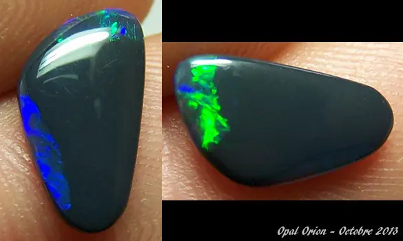 BLACK OPAL 1.25 CT LIGHTNING RIDGE