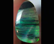 SOLID BLACK OPAL 0.95 CT AUSTRALIA