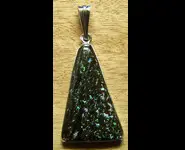 SILVER 925 PENDANT & LEOPARD OPAL MEX.