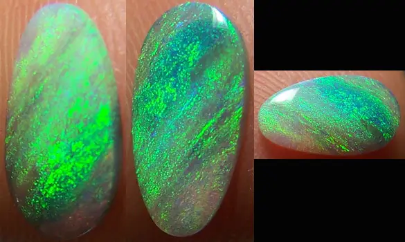 SOLID OPALE CRYSTAL 0.80 CT AUSTRALIE