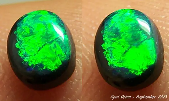 BLACK OPAL 0.45 CT LIGHTNING RIDGE