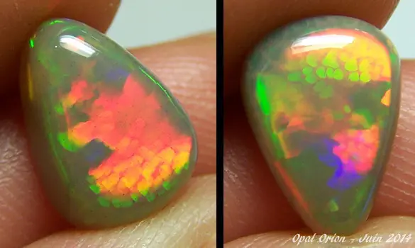 DARK HONEYCOMB OPAL 3.25 CT ETHIOPIA