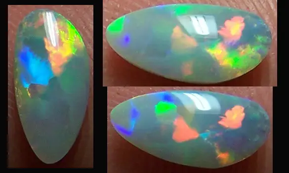 HARLEQUIN SOLID OPALE NOIRE 0.60 CT