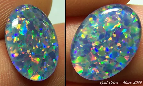 OPAL TRIPLET 16x12 mm C. PEDY AUST.