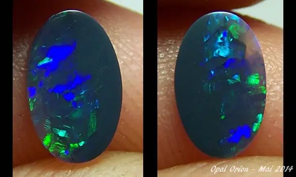 BLACK OPAL 0.35 CT LIGHTNING RIDGE
