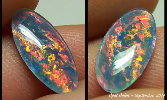 OPAL TRIPLET 14x7mm AUSTRALIA