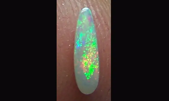 SOLID BLACK OPAL 0.45 CT AUSTRALIA