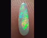 SOLID BLACK OPAL 0.45 CT AUSTRALIA