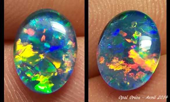 OPAL TRIPLET 10x8mm OVAL AUS.