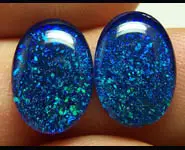 2 OPALES TRIPLET 14x10mm AUSTRALIE