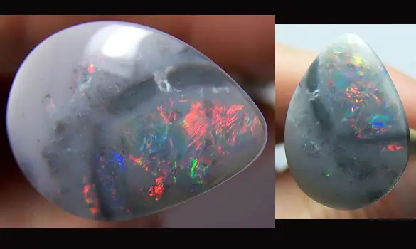 SOLID BLACK OPAL 8.85 CT L. RIDGE AUST.