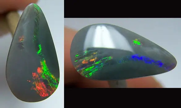 SOLID BLACK OPAL 2.95 CT AUSTRALIA