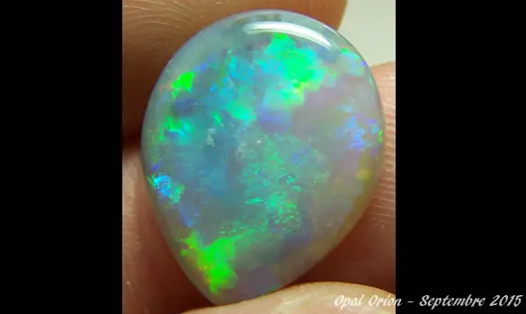 CRYSTAL BLACK OPAL 6.40 CT AUSTRALIA