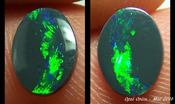 BLACK OPAL 0.55 CT LIGHTNING RIDGE