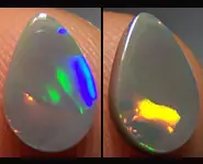 GOLD BLACK OPAL 0.85 CT AUSTRALIA