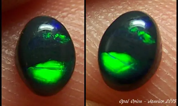 N1 BLACK OPAL 0.45 CT AUSTRALIA L. RIDGE