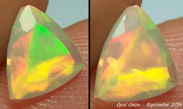 OPALE FACETTEE TRILLION 1.05 CT WELO