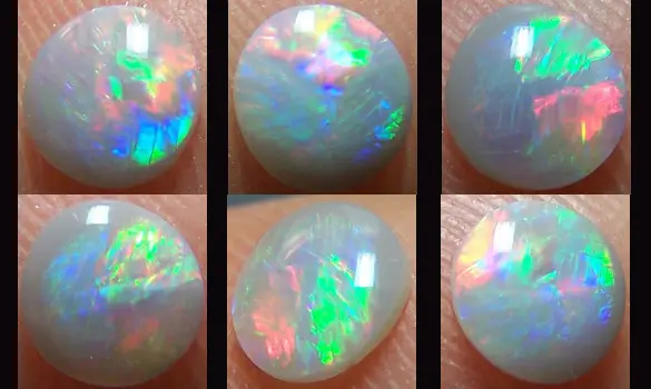 SOLID BLACK OPAL 0.40 CT AUSTRALIA