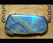 SILVER 925 PENDANT & AUSTRALIAN OPAL