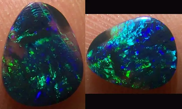 SOLID BLACK CRYSTAL 0.45 CT AUSTRALIA