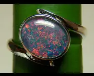 SILVER 925 RING & TRIPLET OPAL