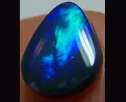 SOLID BLACK OPAL 0.80 CT AUSTRALIA